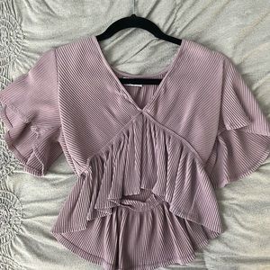 Lilac purple blouse
